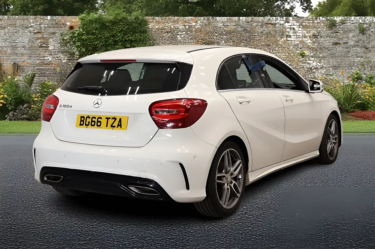 Used 2016 Mercedes-Benz a Class AMG Line (executive) White - Interior and Exterior details 6