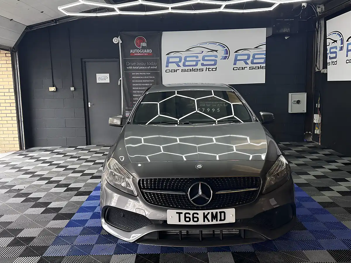 Used 2016 Mercedes-Benz a Class AMG Line Grey - Interior and Exterior details 3