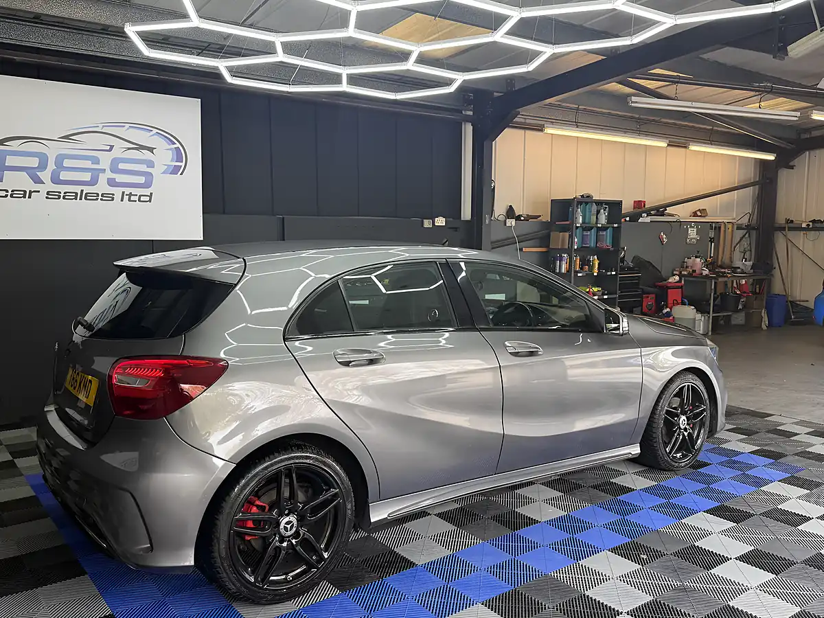 Used 2016 Mercedes-Benz a Class AMG Line Grey - Interior and Exterior details 4