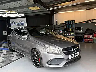 Used 2016 Mercedes-Benz a Class AMG Line Grey - Interior and Exterior details 5