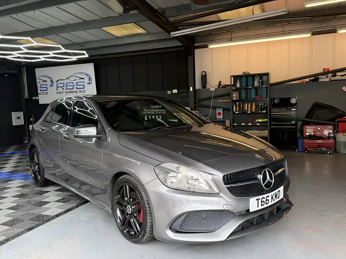 Used 2016 Mercedes-Benz a Class AMG Line Grey - Interior and Exterior details 5