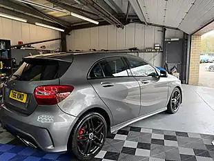Used 2016 Mercedes-Benz a Class AMG Line Grey - Interior and Exterior details 6
