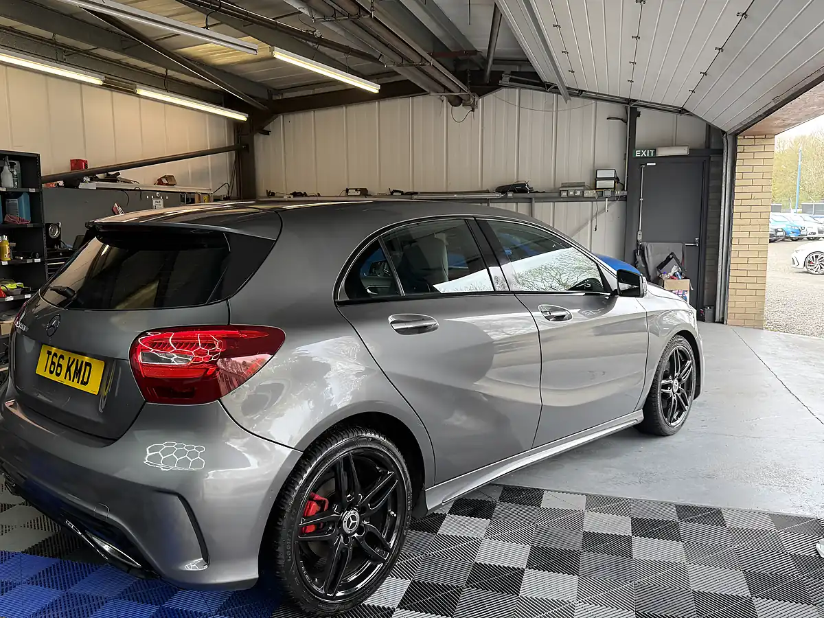 Used 2016 Mercedes-Benz a Class AMG Line Grey - Interior and Exterior details 6