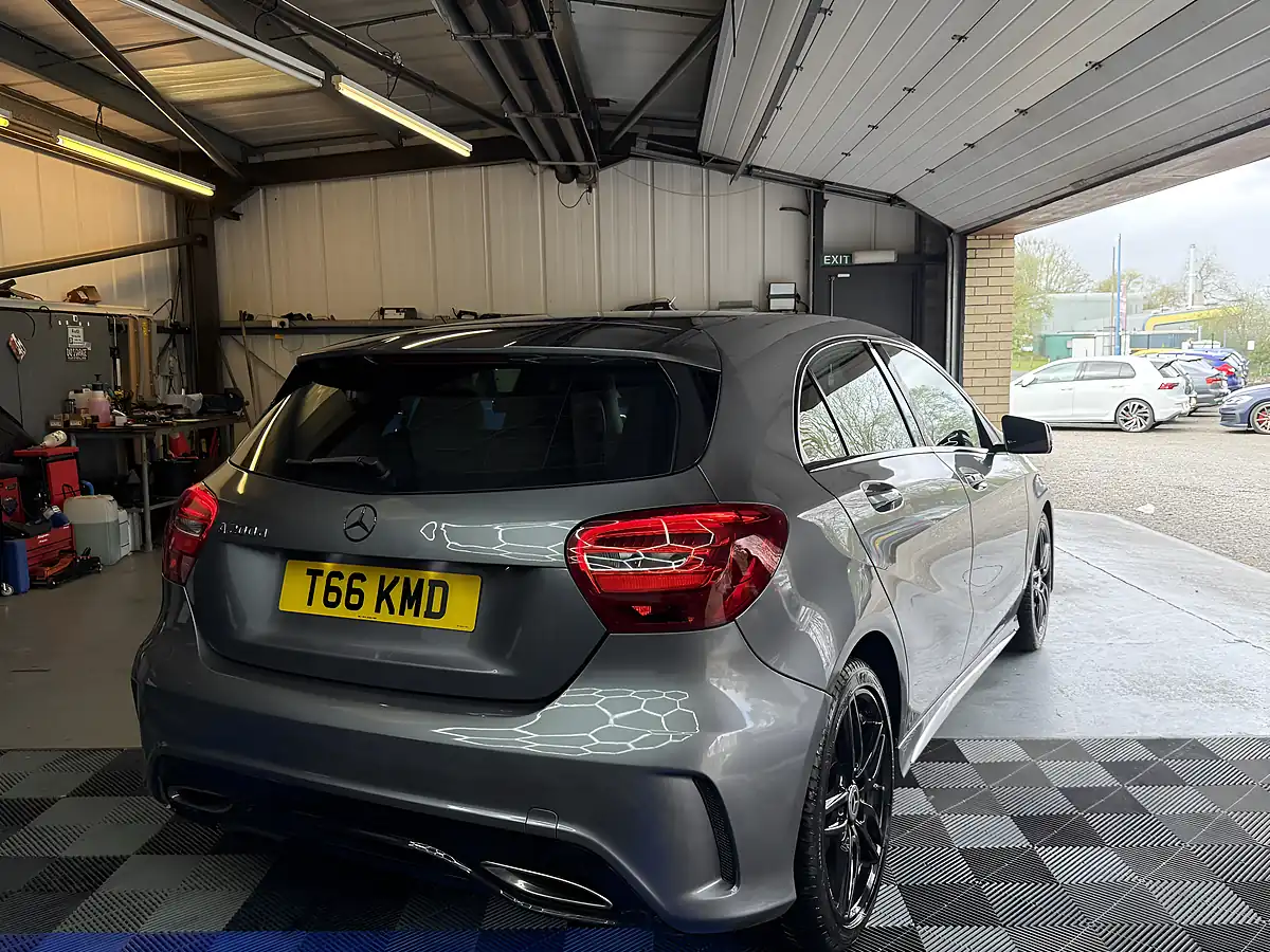Used 2016 Mercedes-Benz a Class AMG Line Grey - Interior and Exterior details 7
