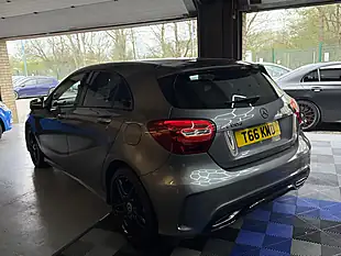 Used 2016 Mercedes-Benz a Class AMG Line Grey - Interior and Exterior details 8