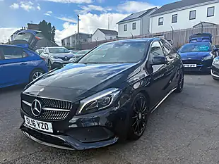 Used 2016 Mercedes-Benz a Class AMG Line (premium) Black - Interior and Exterior details 2