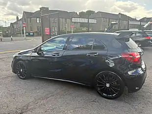Used 2016 Mercedes-Benz a Class AMG Line (premium) Black - Interior and Exterior details 3