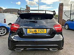 Used 2016 Mercedes-Benz a Class AMG Line (premium) Black - Interior and Exterior details 4
