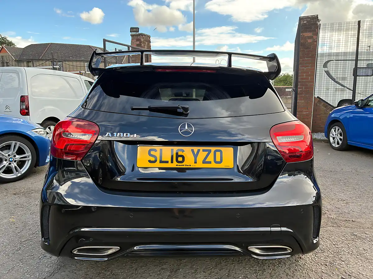 Used 2016 Mercedes-Benz a Class AMG Line (premium) Black - Interior and Exterior details 4