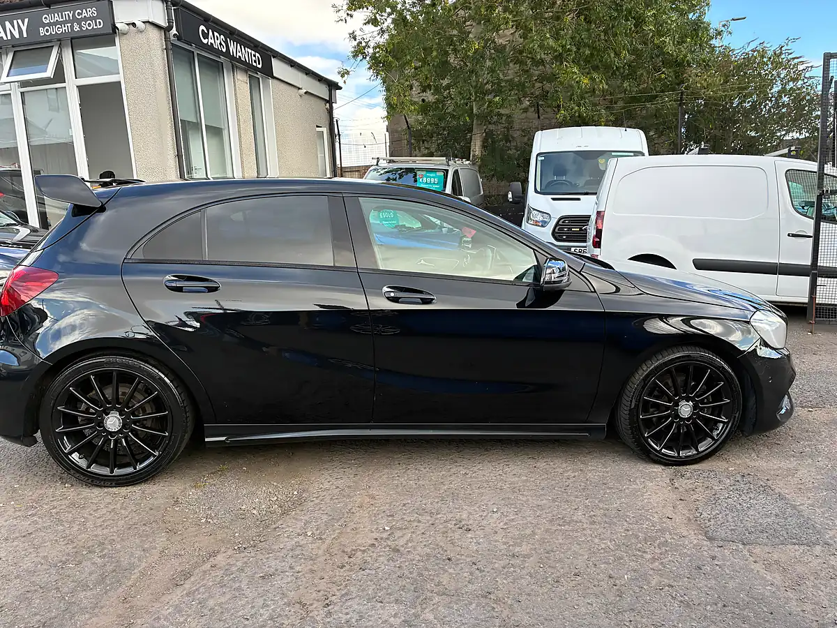 Used 2016 Mercedes-Benz a Class AMG Line (premium) Black - Interior and Exterior details 5