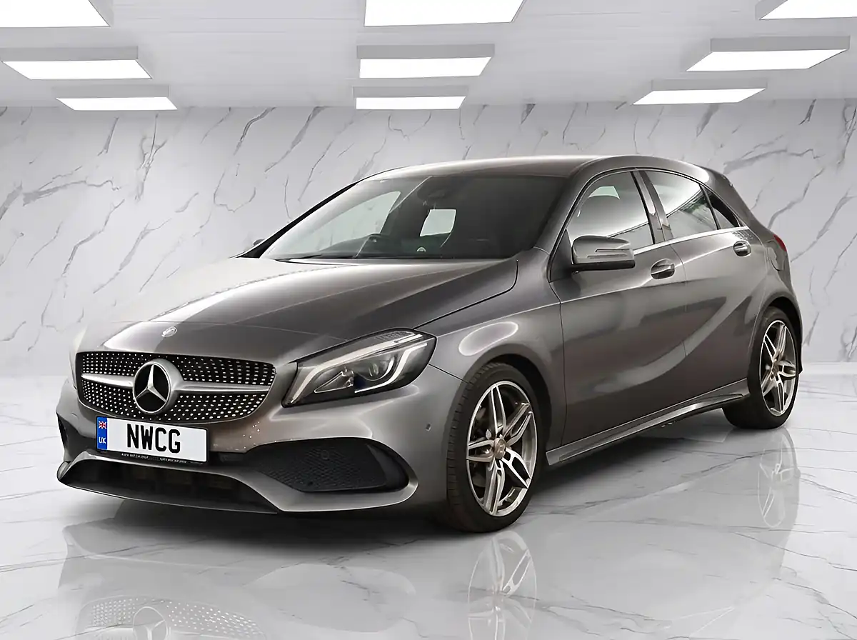 Used 2016 Mercedes-Benz a Class AMG Line Premium Grey - Interior and Exterior details 2