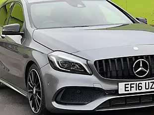 Used 2016 Mercedes-Benz a Class AMG Line (premium) Grey - Interior and Exterior details 2
