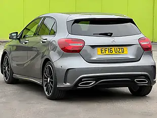 Used 2016 Mercedes-Benz a Class AMG Line (premium) Grey - Interior and Exterior details 6