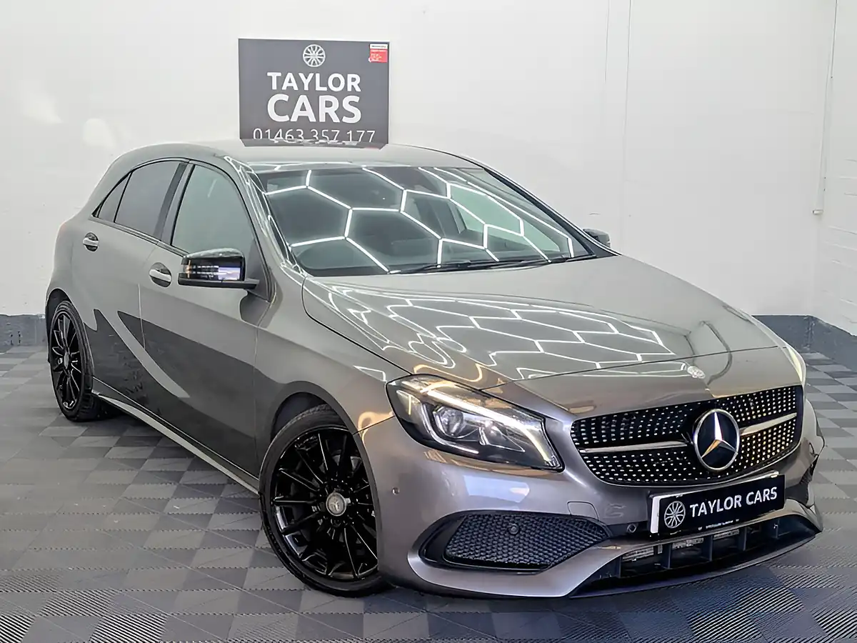 Used 2016 Mercedes-Benz a Class AMG Line (premium) Grey - Interior and Exterior details 3