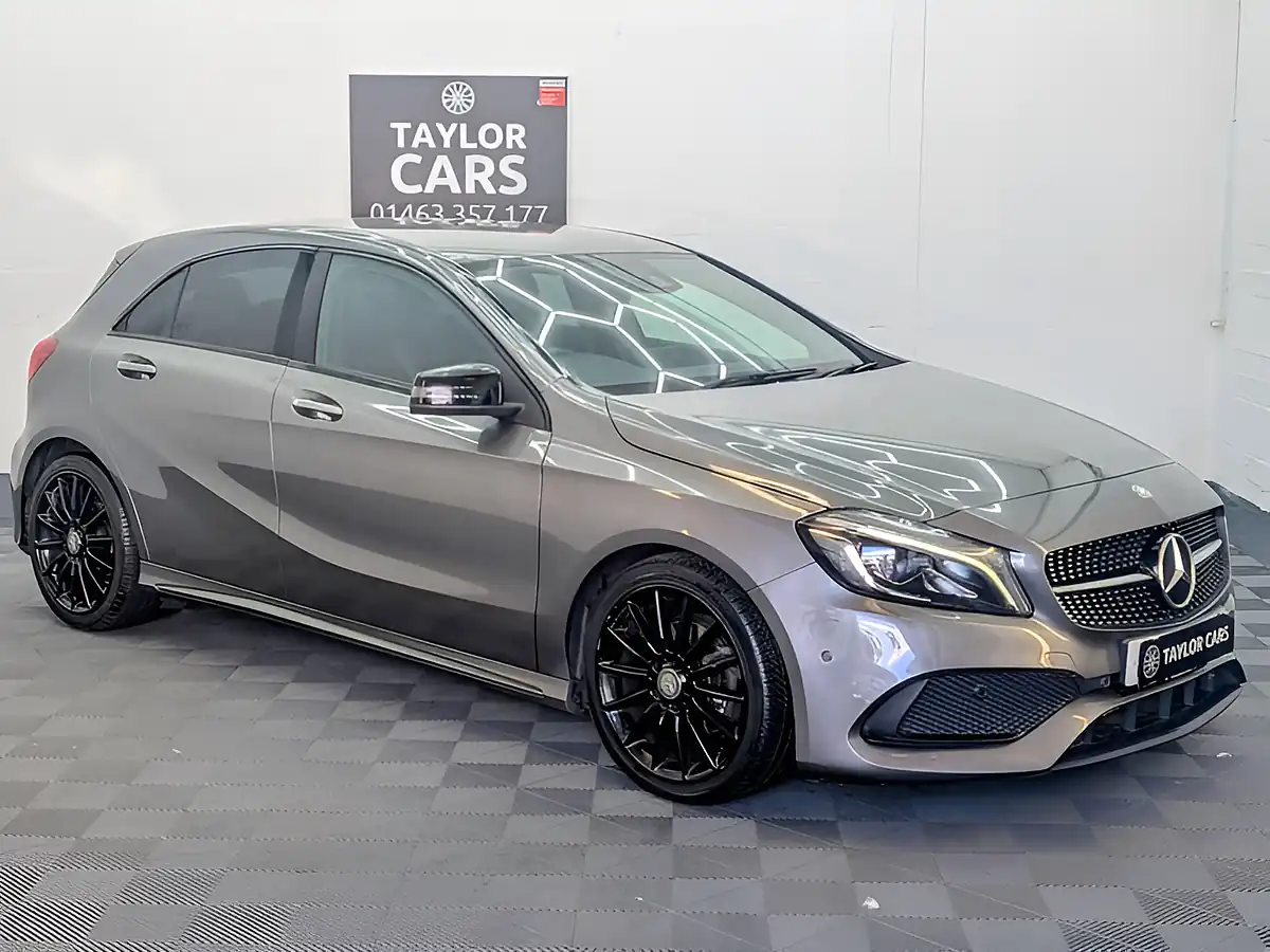 Used 2016 Mercedes-Benz a Class AMG Line (premium) Grey - Interior and Exterior details 4