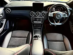 Used 2016 Mercedes-Benz a Class AMG Line (premium Plus) Blue - Interior and Exterior details 10