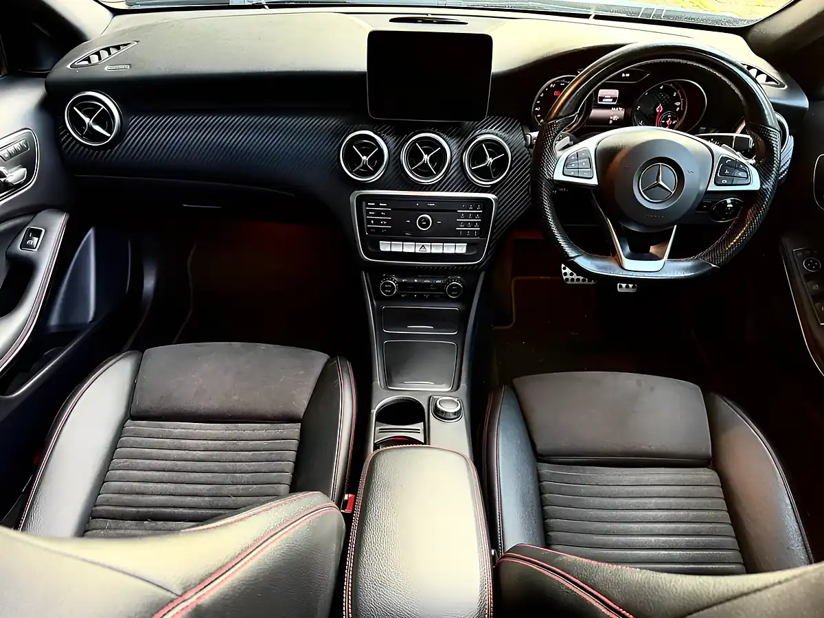 Used 2016 Mercedes-Benz a Class AMG Line (premium Plus) Blue - Interior and Exterior details 10