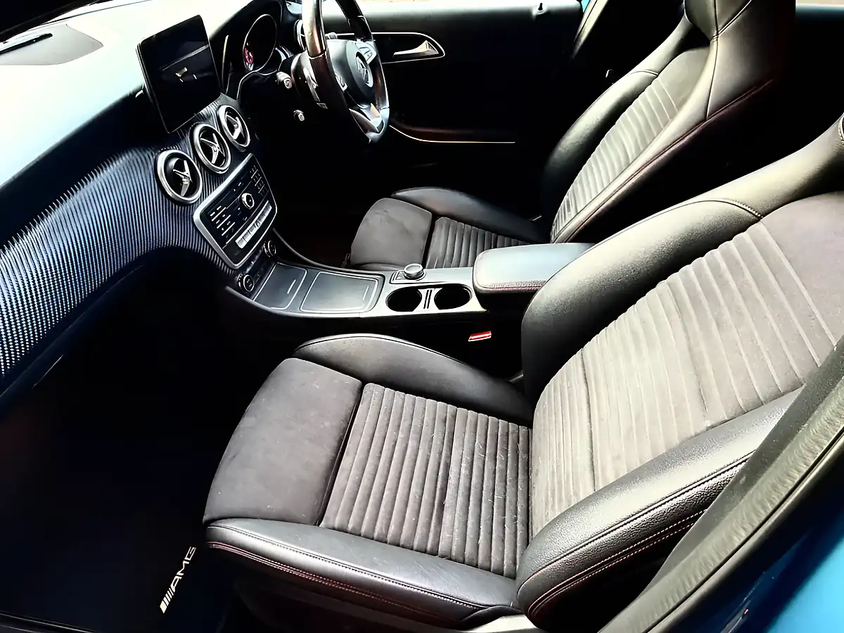 Used 2016 Mercedes-Benz a Class AMG Line (premium Plus) Blue - Interior and Exterior details 12