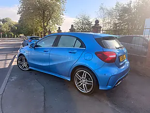 Used 2016 Mercedes-Benz a Class AMG Line Premium Plus Blue - Interior and Exterior details 7