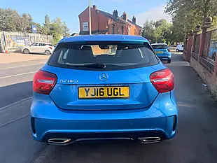 Used 2016 Mercedes-Benz a Class AMG Line Premium Plus Blue - Interior and Exterior details 9