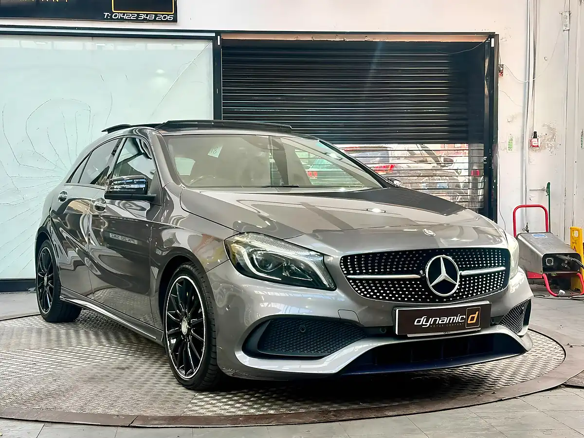 Used 2016 Mercedes-Benz a Class AMG Line (premium Plus) Grey - Interior and Exterior details 2