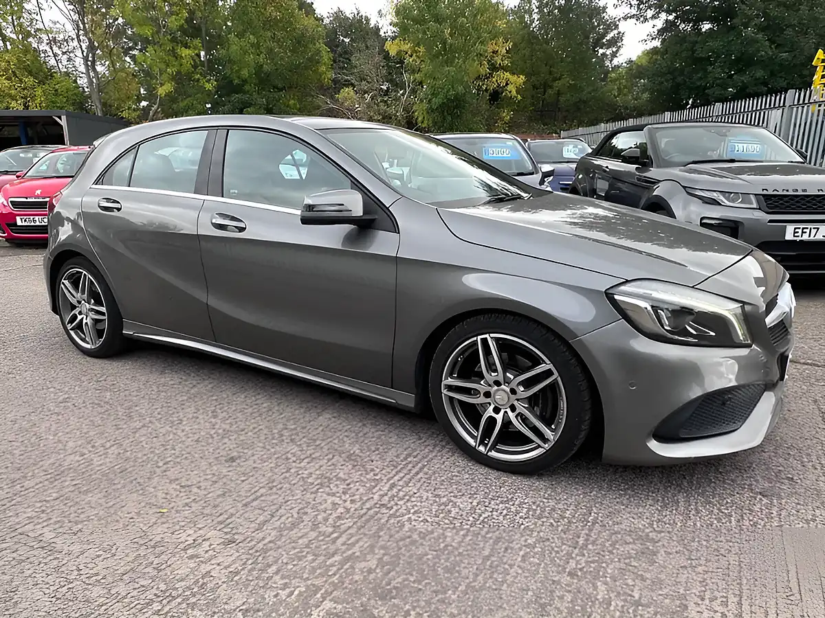 Used 2016 Mercedes-Benz a Class AMG Line (premium Plus) Grey - Interior and Exterior details 10