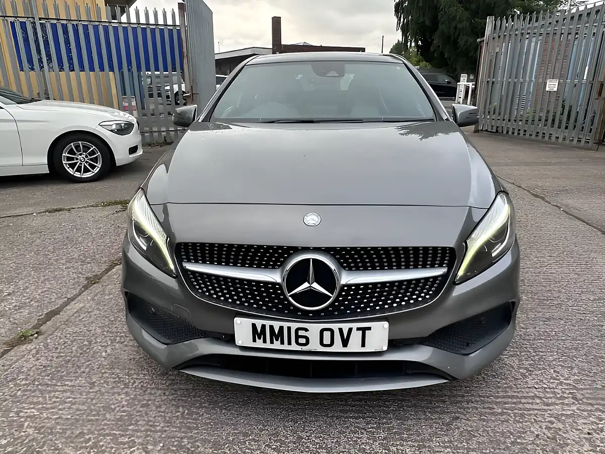 Used 2016 Mercedes-Benz a Class AMG Line (premium Plus) Grey - Interior and Exterior details 11