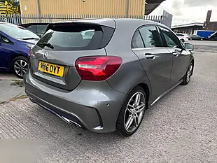 Used 2016 Mercedes-Benz a Class AMG Line (premium Plus) Grey - Interior and Exterior details 3