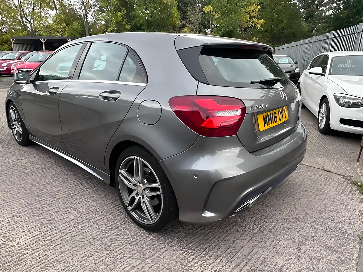 Used 2016 Mercedes-Benz a Class AMG Line (premium Plus) Grey - Interior and Exterior details 6