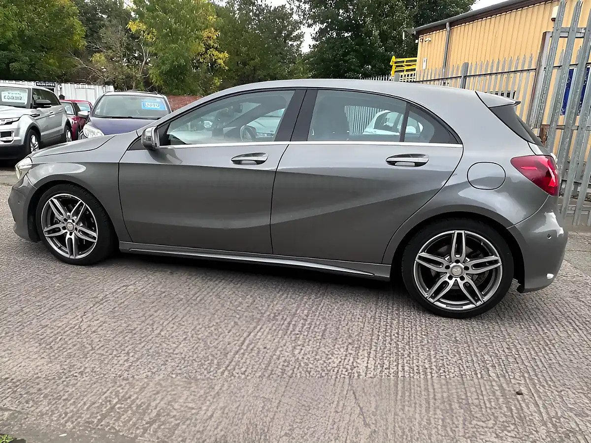 Used 2016 Mercedes-Benz a Class AMG Line (premium Plus) Grey - Interior and Exterior details 7
