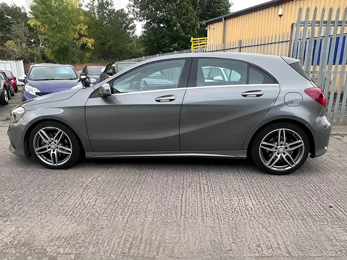 Used 2016 Mercedes-Benz a Class AMG Line (premium Plus) Grey - Interior and Exterior details 8