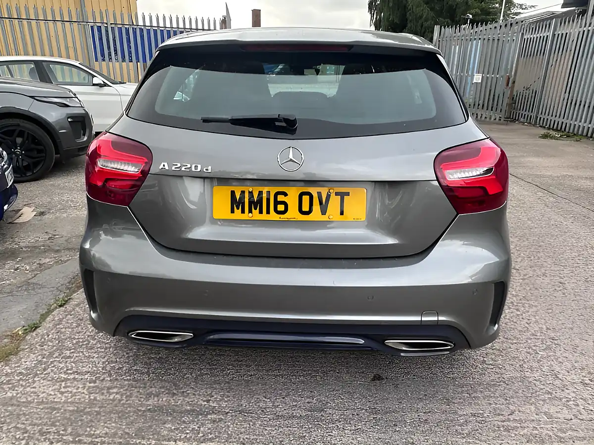 Used 2016 Mercedes-Benz a Class AMG Line (premium Plus) Grey - Interior and Exterior details 9