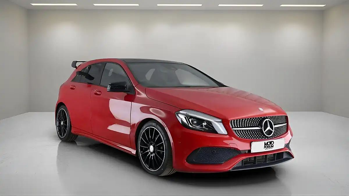 Used 2016 Mercedes-Benz a Class AMG Line Premium Plus Red - Front View