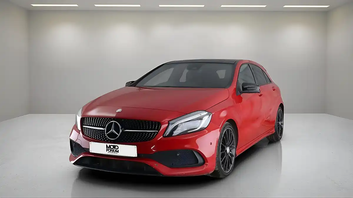 Used 2016 Mercedes-Benz a Class AMG Line Premium Plus Red - Interior and Exterior details 12