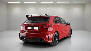 Used 2016 Mercedes-Benz a Class AMG Line Premium Plus Red - Interior and Exterior details 14