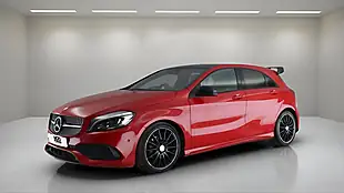 Used 2016 Mercedes-Benz a Class AMG Line Premium Plus Red - Interior and Exterior details 2