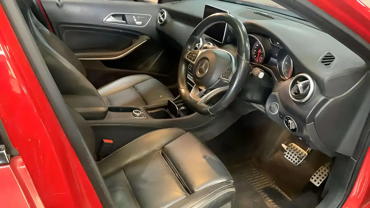 Used 2016 Mercedes-Benz a Class AMG Line Premium Plus Red - Interior and Exterior details 7