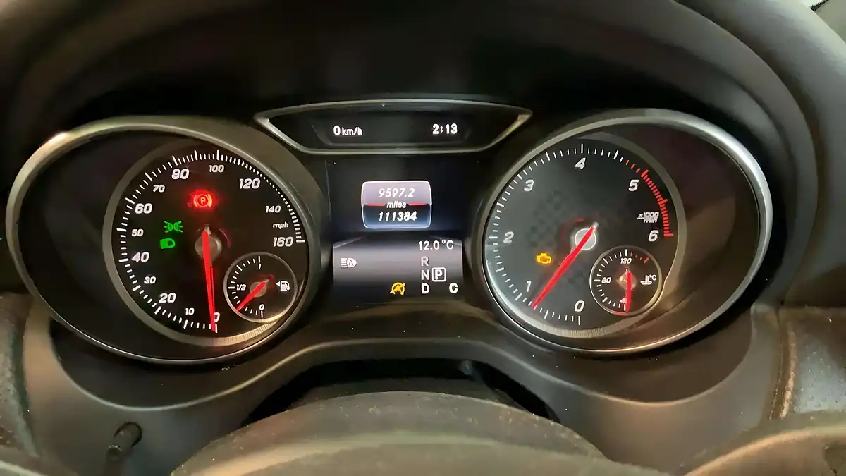 Used 2016 Mercedes-Benz a Class AMG Line Premium Plus Red - Interior and Exterior details 8