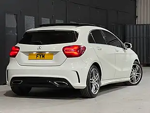 Used 2016 Mercedes-Benz a Class AMG Line (premium Plus) White - Interior and Exterior details 11