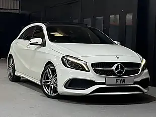 Used 2016 Mercedes-Benz a Class AMG Line (premium Plus) White - Interior and Exterior details 3
