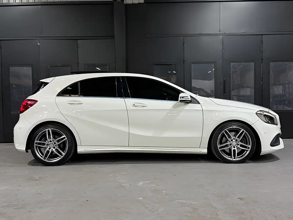 Used 2016 Mercedes-Benz a Class AMG Line (premium Plus) White - Interior and Exterior details 4