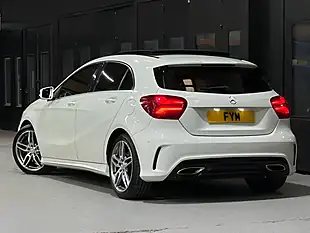 Used 2016 Mercedes-Benz a Class AMG Line (premium Plus) White - Interior and Exterior details 5