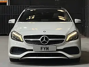 Used 2016 Mercedes-Benz a Class AMG Line (premium Plus) White - Interior and Exterior details 7