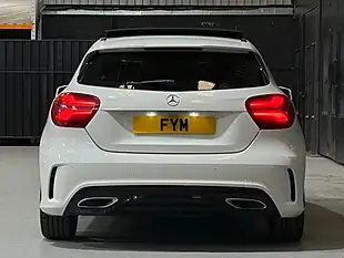 Used 2016 Mercedes-Benz a Class AMG Line (premium Plus) White - Interior and Exterior details 8