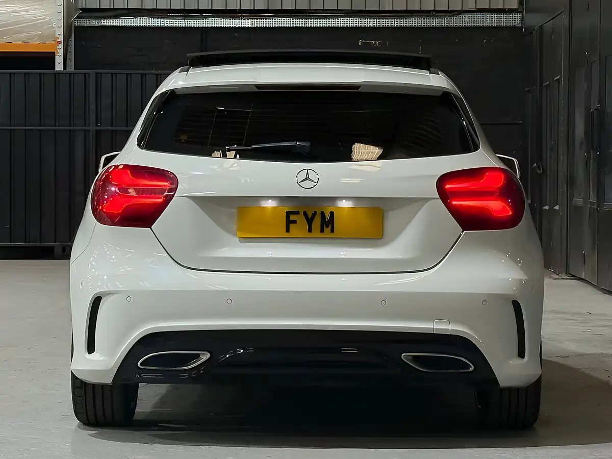 Used 2016 Mercedes-Benz a Class AMG Line (premium Plus) White - Interior and Exterior details 8