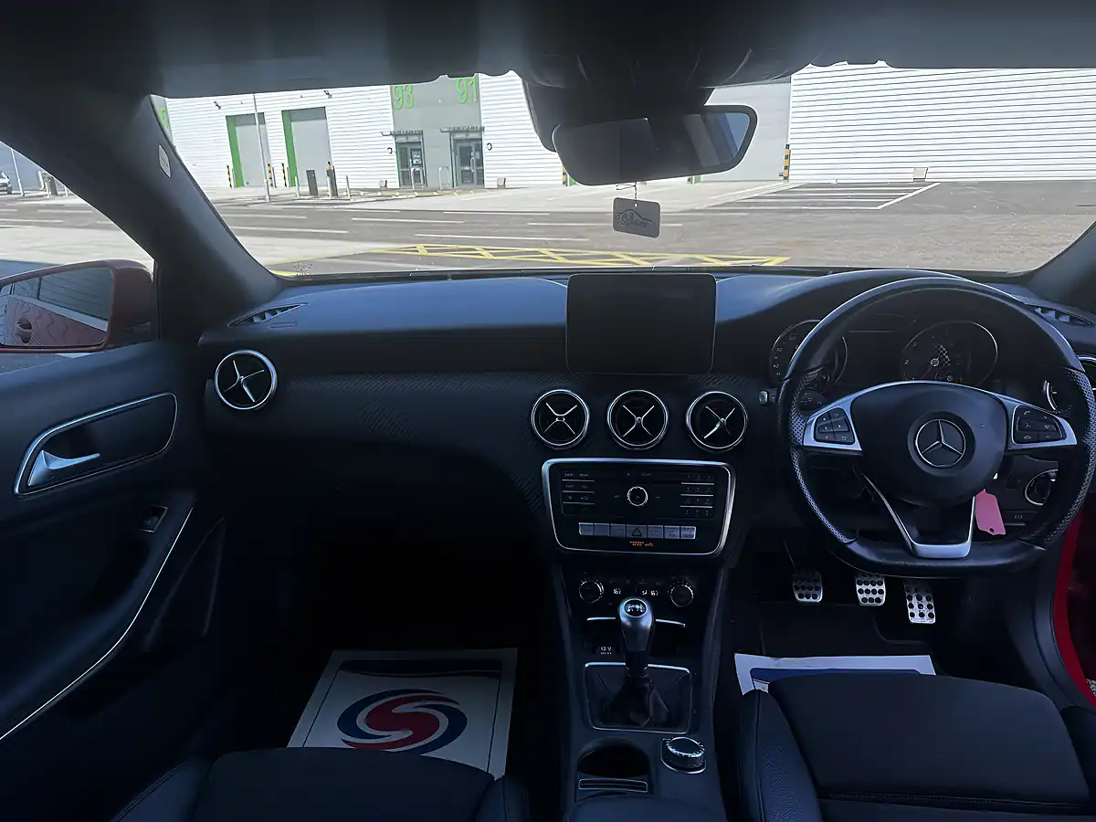 Used 2016 Mercedes-Benz a Class AMG Line (premium) Red - Interior and Exterior details 12