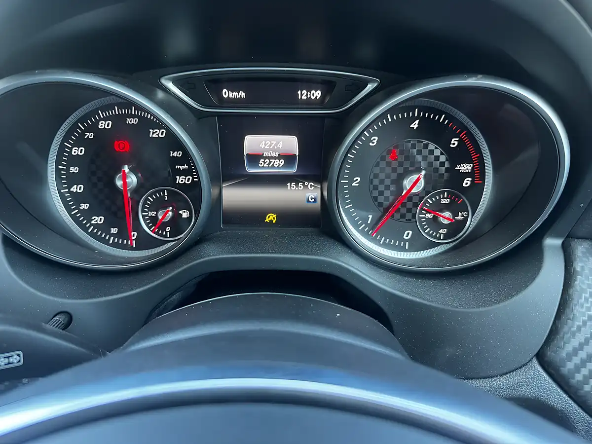 Used 2016 Mercedes-Benz a Class AMG Line (premium) Red - Interior and Exterior details 16