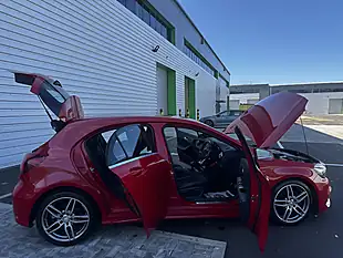 Used 2016 Mercedes-Benz a Class AMG Line (premium) Red - Interior and Exterior details 17
