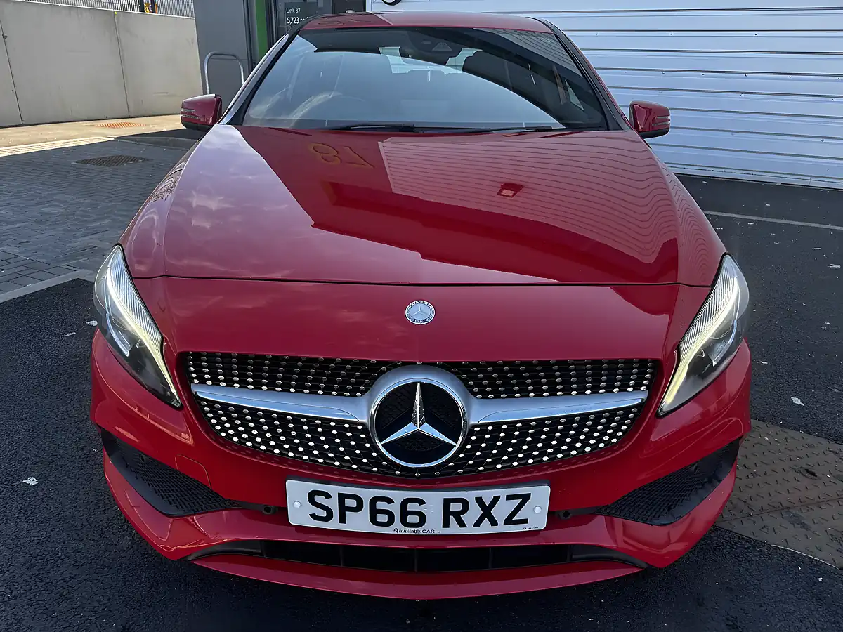 Used 2016 Mercedes-Benz a Class AMG Line (premium) Red - Interior and Exterior details 3