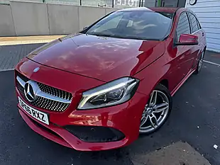 Used 2016 Mercedes-Benz a Class AMG Line (premium) Red - Interior and Exterior details 4